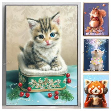 💛盒裝💛台灣製造💛 DIY鑽石貼畫 新款5D鑽石畫 大幅 聖誕 手工點鑽畫 手作 黏鑽畫 新年鑽貼 立體貼鑽畫 滿鑽