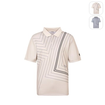 【FILA】男性 GOLF 短袖POLO衫-卡其 1POZ-6008-KK