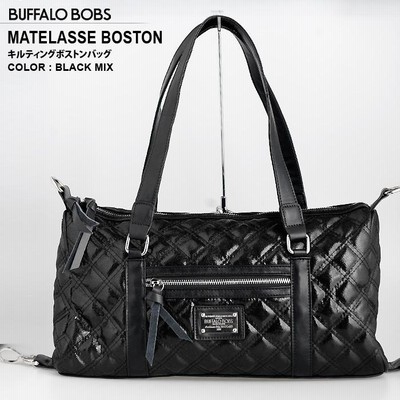 完売品　希少　バッファローボブズ　シルバー キルティングボストンショルダーバッグ BUFFALOBOBS バッファローボブズ MATELASSE BOSTON キルティング