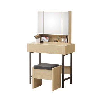 Homelike 喜家居2.7尺化妝桌椅組(2501)