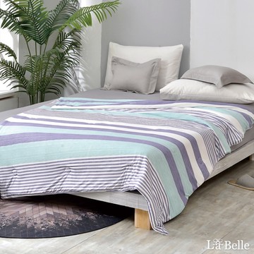 【Great Living格蕾寢飾】義大利La Belle 居家生活 海島針織棉抗菌涼被 5*6尺