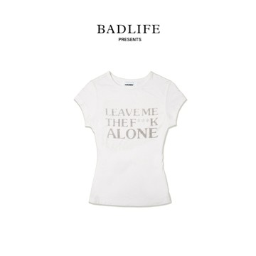 BADLIFE - HADES 白色印花短袖T恤【現貨】｜NO ENTRY 圖案寬鬆休閒男女同款