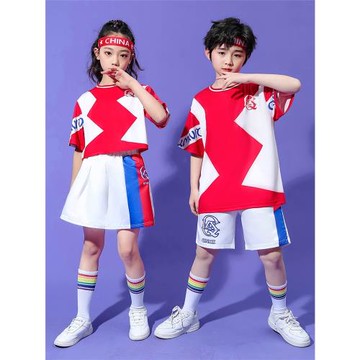 六一兒童拉拉隊演出服運動會開幕式啦啦操街舞表演小學生團體班服