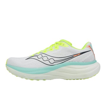 Saucony 慢跑鞋 Ride 19 女鞋 白 綠 緩衝 運動鞋 索康尼 S11055131