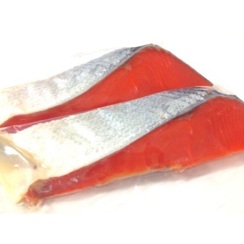 紅鮭 姿切り身 北海道加工 ロシア産 天然 鮭 切り身 (4分割真空)