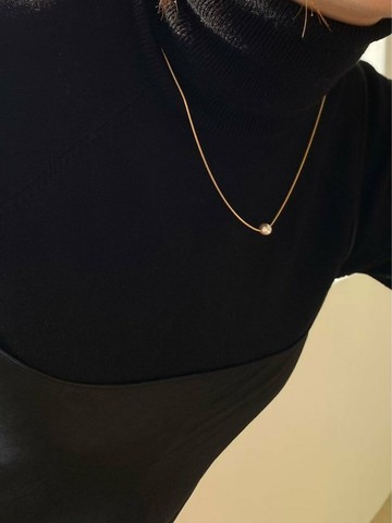 [925 Silver] Un Silver 156 / Bondir Necklace