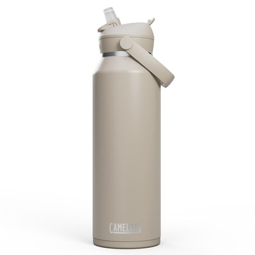 【墾趣】CAMELBAK 1200ml Flip Straw不鏽鋼多水吸管保溫瓶(保冰) 象牙白