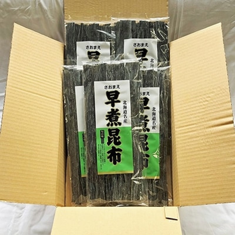 ふるさと納税　120g×5袋セット　棹前早煮昆布　北海道釧路加工】　LINEショッピング　通販　昆布　F4F-1069　LINEポイント最大1.5%GET