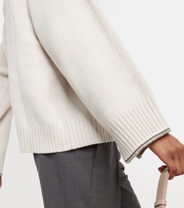 Brunello Cucinelli Wool, cashmere, and silk turtleneck sweater