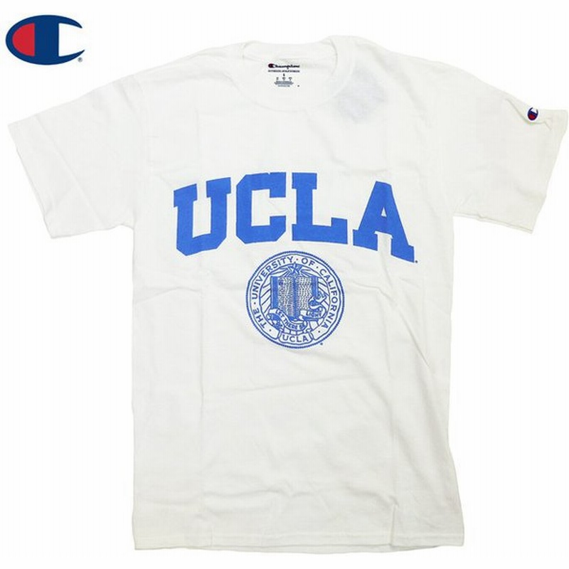 Us限定 Champion Ucla Arch And Seal Tee チャンピオン カレッジtシャツ Ucla オフィシャル ブックストア 白 ゆうパケット対応 通販 Lineポイント最大0 5 Get Lineショッピング