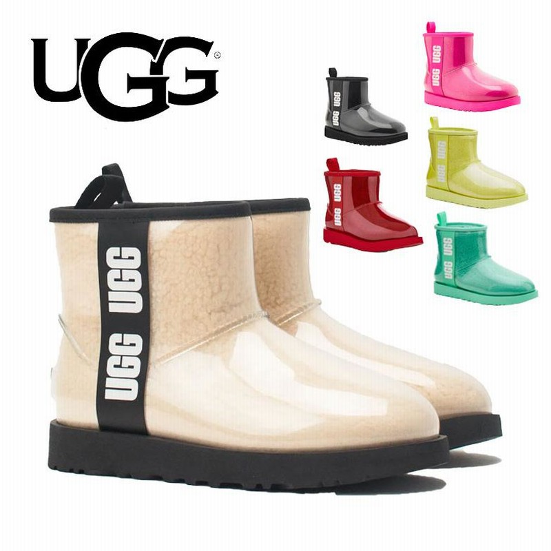 UGG アグ ブーツ レインブーツ クラシック クリア ミニ レディース