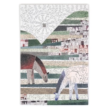 海裡魚250pcs木質拼圖_小馬村莊 Medellin