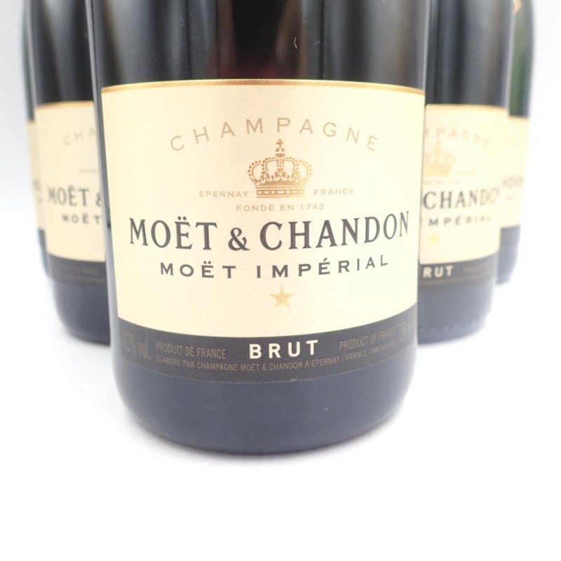 未開栓】モエ エ シャンドン 白 750ml 12％ Moet & Chandon 6本セット ...