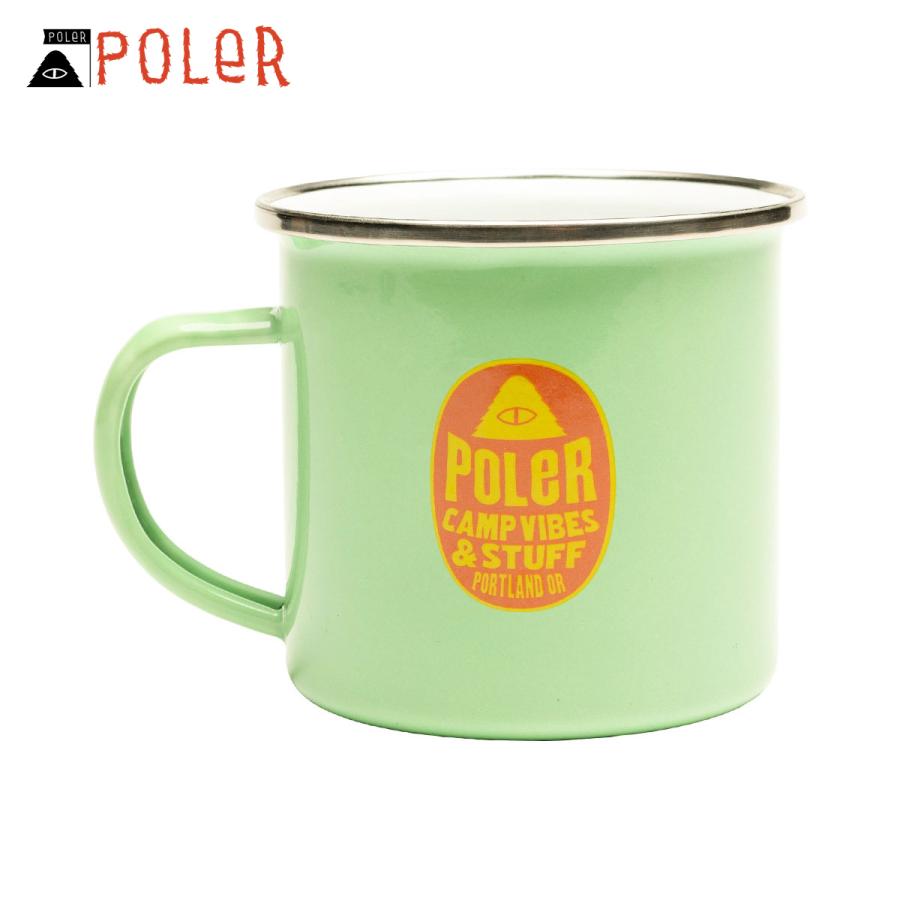 ポーラー マグカップ POLER アウトドア キャンプマグカップ CAMP MUG CUP MINT 221ACM9101