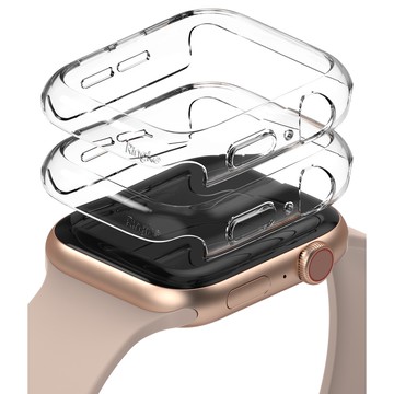 Ringke Slim 適用於 Apple Watch 6 5 4 SE(3/2/1) 44mm 輕質防刮硬殼保護殼