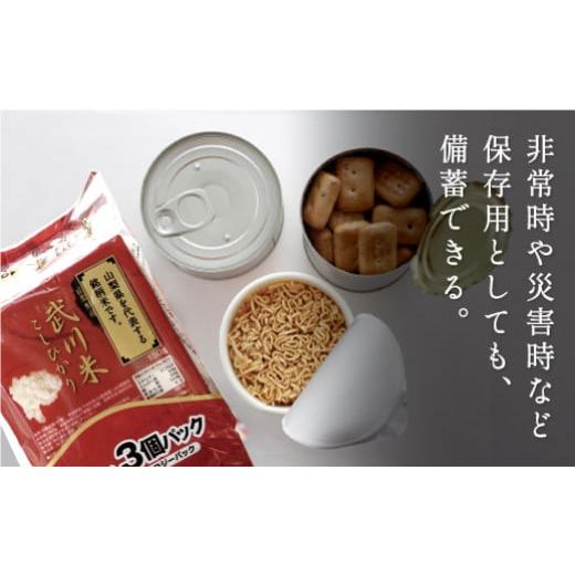 ふるさと納税 山梨県 笛吹市 山梨県産 武川米 こしひかり 無菌パック ご飯 150g×24食分（計3.6kg） 小分け レトルト ご飯パック