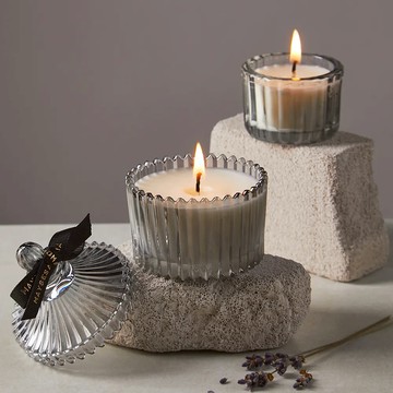 MAYBES AROMA | Moon Lavender 月光舒薰 / 香氛精油蠟燭 - 閃耀銀-75ml