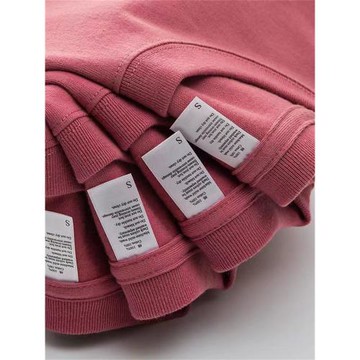 重磅新疆棉純棉短袖男女磚紅色無性別圓領T恤寬松百搭純色打底衫