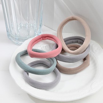 AIdAI簡單綁髮束3入-無扣 多款任選