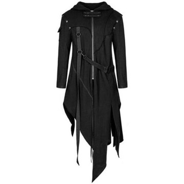 哥特式萬圣節 長款不規則斗篷Gothic long irregular hooded cape
