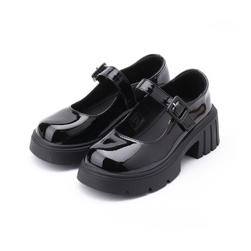 RIN RIN 魔鬼氈瑪莉珍厚底鞋 黑 女鞋