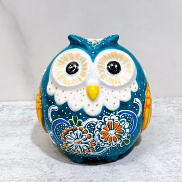 【翠福靈梟】日本九谷燒貓頭鷹 | 綠盛