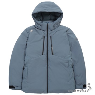 Descente 迪桑特 連帽羽絨外套 男裝 防水 防風 保暖 藍【運動世界】SQ323SDJ92-BLU0