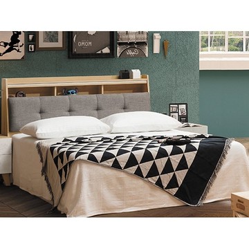 床架 BT-37-1A 喬伊5尺雙人床 (床頭+床底)(不含床墊) 【大眾家居舘】