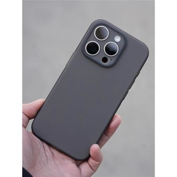 申本Sunby 柔盾蘋果15Pro精孔簡約輕薄防滑手機殼軟殼全包iPhone15ProMax保護套商務防手汗