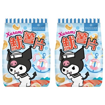 AMANDIER 雅蒙蒂 Kuromi 魷薯片 酸奶洋蔥風味  40g  2個
