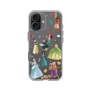 iPhone 17 Clear Case（相機按鈕） 透明 - 迪士尼-公主系列 Disney Princess - 迪士尼公主 - 貼紙風格