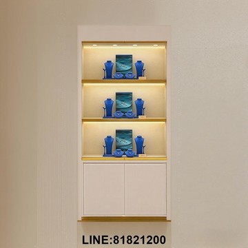 珠寶櫃 展示櫃 首飾櫃 免運 熱銷 速發 附發票 高端珠寶店壁櫥設計現代珠寶展示臺自由立式壁掛飾櫃壁掛訂製