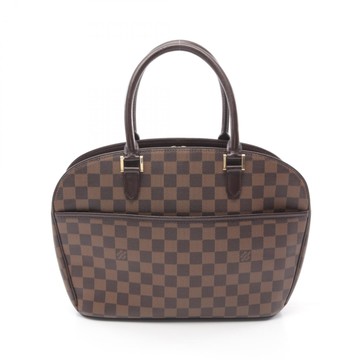 【二手名牌BRAND OFF】LOUIS VUITTON LV 路易威登 棕色 棋盤格 帆布 Sarria Horizontal 手提包 N51282