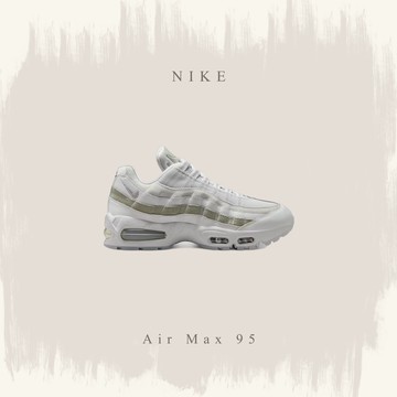 NIKE AIR MAX 95 OG 白綠 蘆薈 氣墊 慢跑鞋 女鞋 IB6396-001