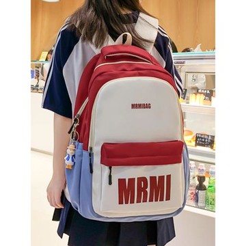 高顏值書包女生初中高中大學生背包2025新款大容量輕便減負雙肩包