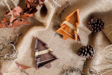 聖誕 小物收納盒 玄關置物盒 零錢盒 交換 禮物 裝飾 加桃花