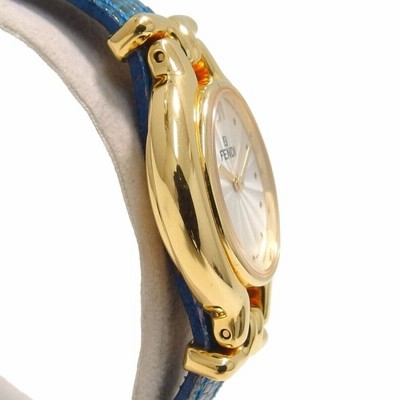 稼働品】FENDI/フェンディ 640L 革 レディース 替ベルト 赤、青