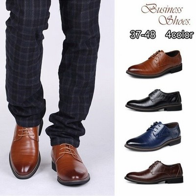 ビジネスシューズ メンズ 歩きやすい革靴 フォーマルシューズ スリッポン 紳士靴 プレーントゥ メンズ靴 Pu革靴 春 通販 Lineポイント最大get Lineショッピング