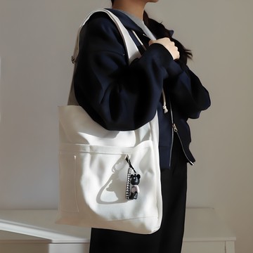 Malang Jelly 軟Q校園斜背包  70 x 400 x 360mm  白色