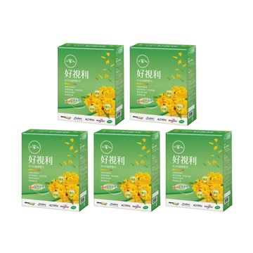 [陽明生醫] 一家人好視利 (30粒/盒) 五入組 (葉黃素/蝦紅素/葡萄籽萃取/玻尿酸)-[陽明生醫] 一家人好視利 (30粒/盒) 五入組