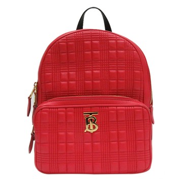 BURBERRY 巴寶莉 紅色 羊皮 後背包 Quilted Monogram Backpack 【二手名牌BRAND OFF】