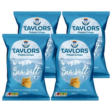 TAYLORS 職人手工洋芋片 海鹽風味  4個  150g