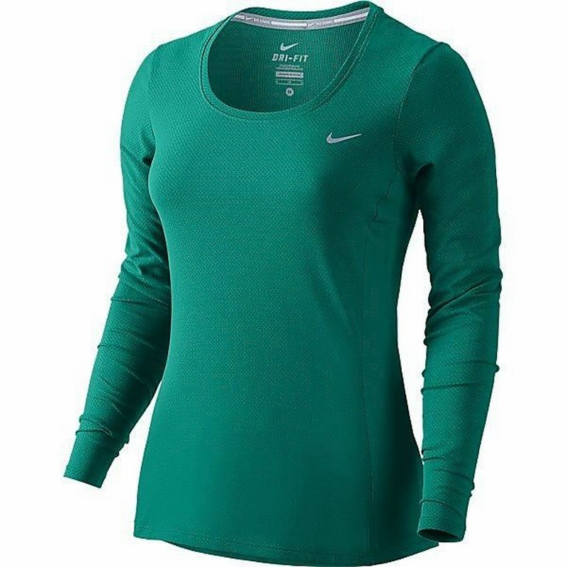 Nike ナイキ ランニング レディース長袖tシャツ As Dri Fit Contour Long Sleeve 351 レディース リオティール リフレクティブシルバー 通販 Lineポイント最大0 5 Get Lineショッピング