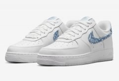 Nike Air Force 1Low ＂Paisley＂ 變形蟲水藍DH4406-100『Fujiwara_JP 