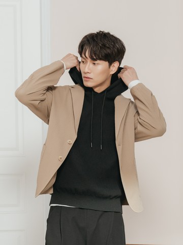 【絕版出清】紋理彈力造型西裝外套