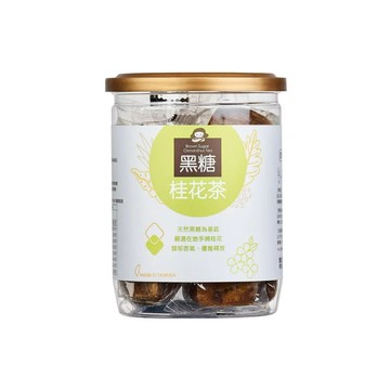 Medolly 蜜思朵 黑糖桂花茶 天然黑糖 嚴選在地手摘桂花 馥郁香氣  17g  12包  1罐