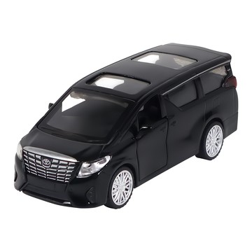 kidmate 孩子王 迴力合金車 Toyota Alphard #67358-2 黑色 精緻模型車  1個