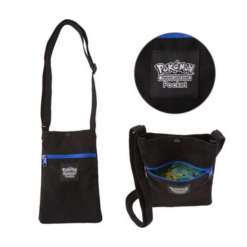 Pokemon寶可夢中心 寶可夢集換式卡牌 PTCG Pocket 皮卡丘 斜背包 周邊