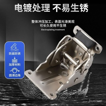180度 90度 0度 折疊自鎖鉸鏈 閤頁 茶幾家具固定件 下翻折疊桌 五金配件90自鎖折疊閤頁鉸鏈桌椅腿腳茶幾家具18