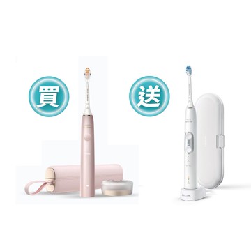 【PHILIPS 飛利浦】Sonicare 頂級尊榮AI智能音波電動牙刷-玫瑰金(HX999613)